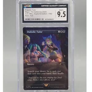 2024 Magic The Gathering Diabolic Tutor SLD Foil English - Hatsune Miku CGC 9.5